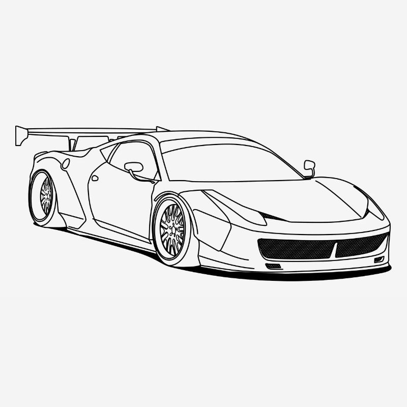 custom car outlines