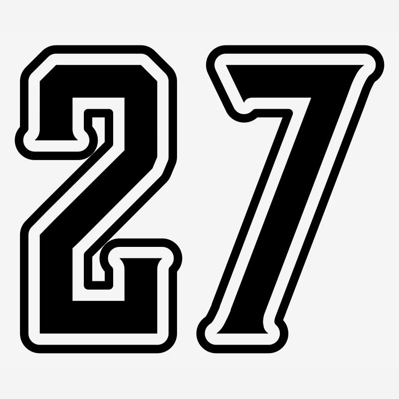 Symbole numérique 27