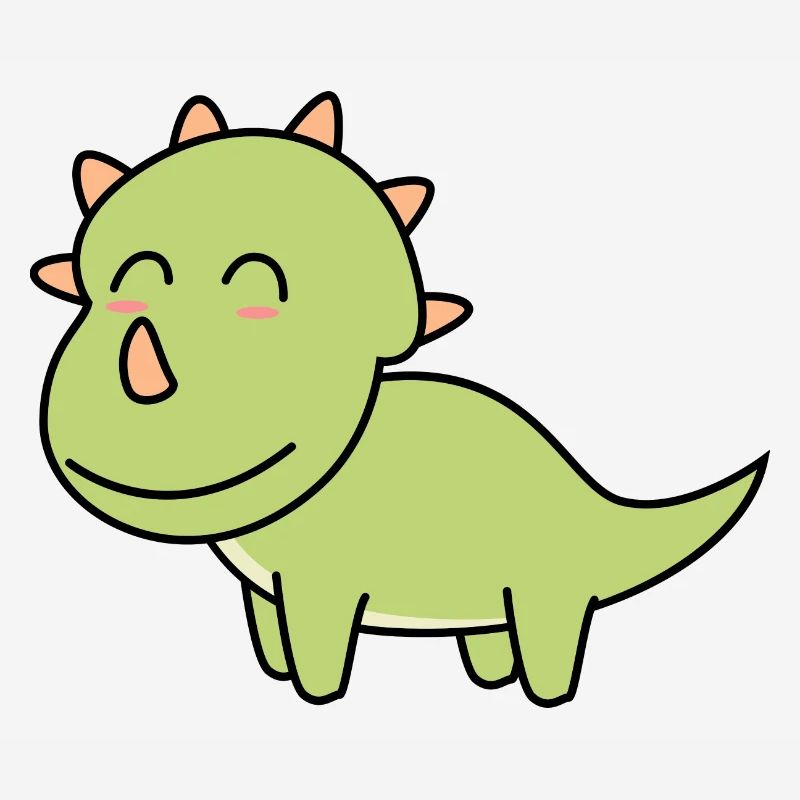 Dinosaur triceratops comic