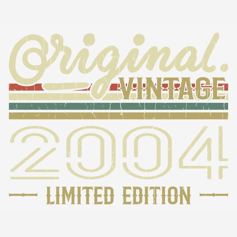 2004 Retro Anniversary 2004 Original 2004 Vintage