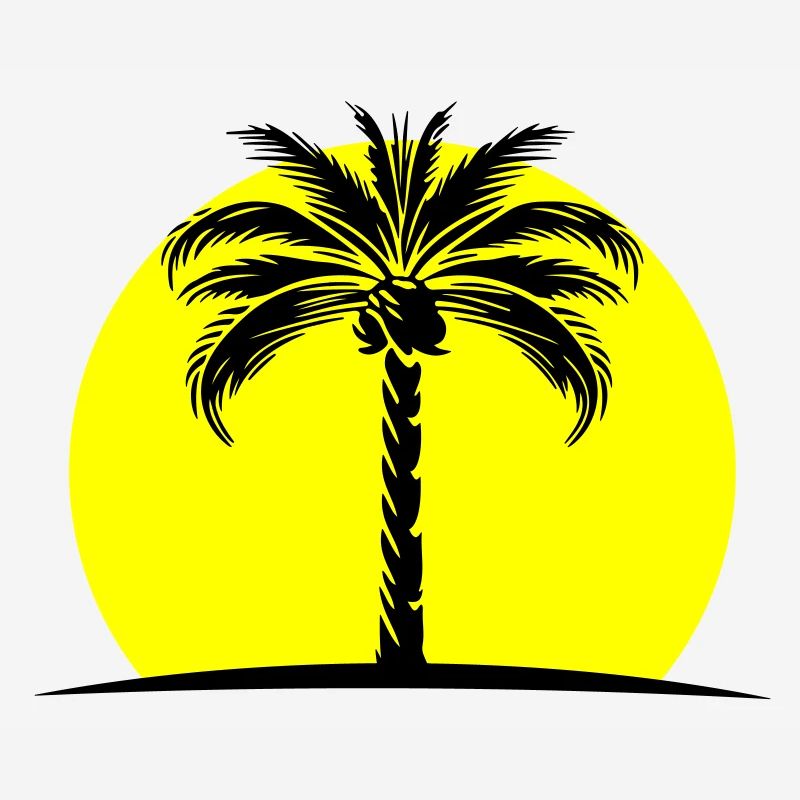 Île Palm Silhouette