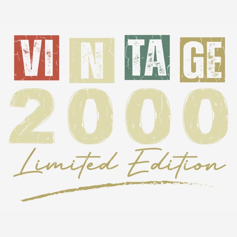 Vintage 2000 Original Cadeau Anniversaire 2000