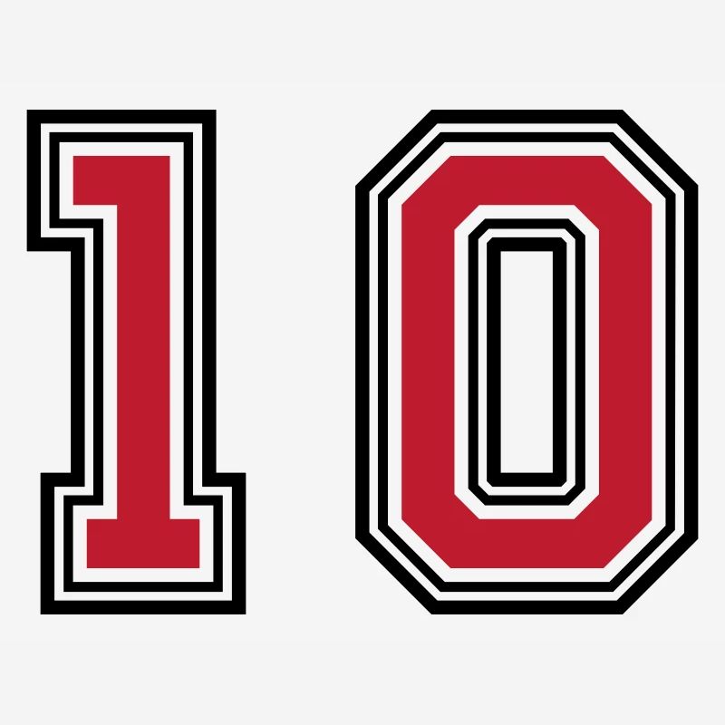 10 symboles numériques