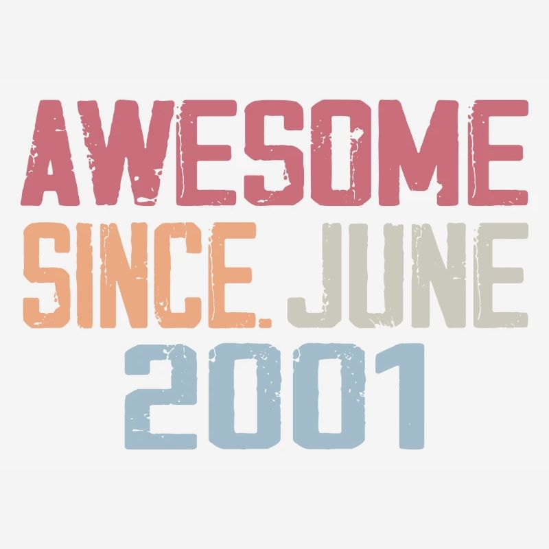 Juni 2001 Juni Retro Juni 2001 Geburtstagsgeschenk