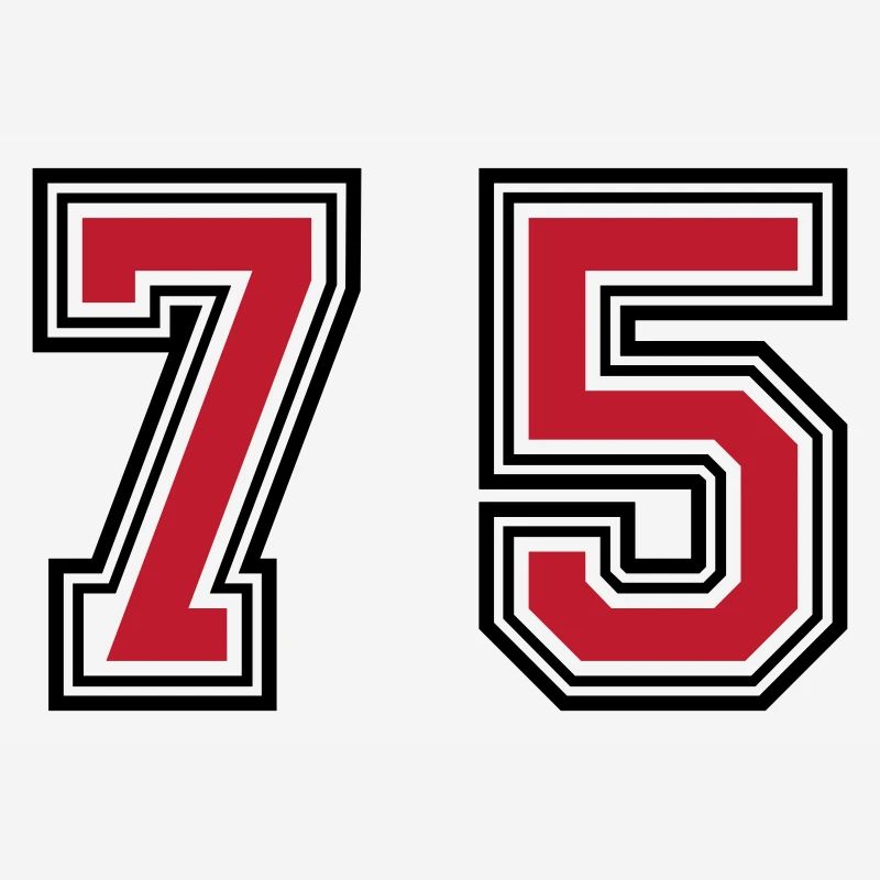 75 Symbole numérique