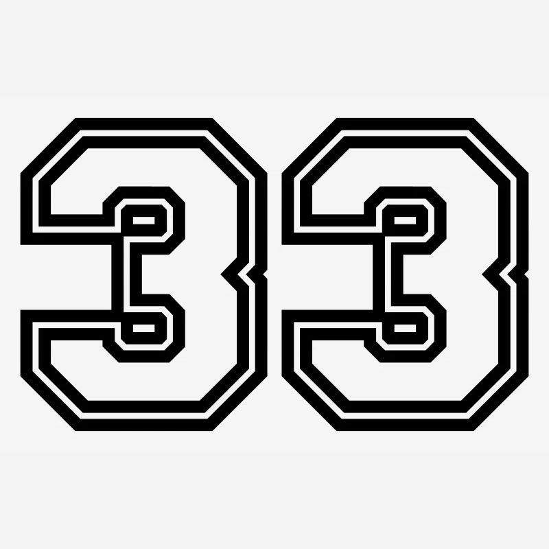 33 Symbole numérique