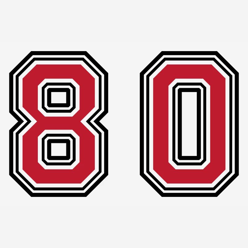 80 Number Symbol