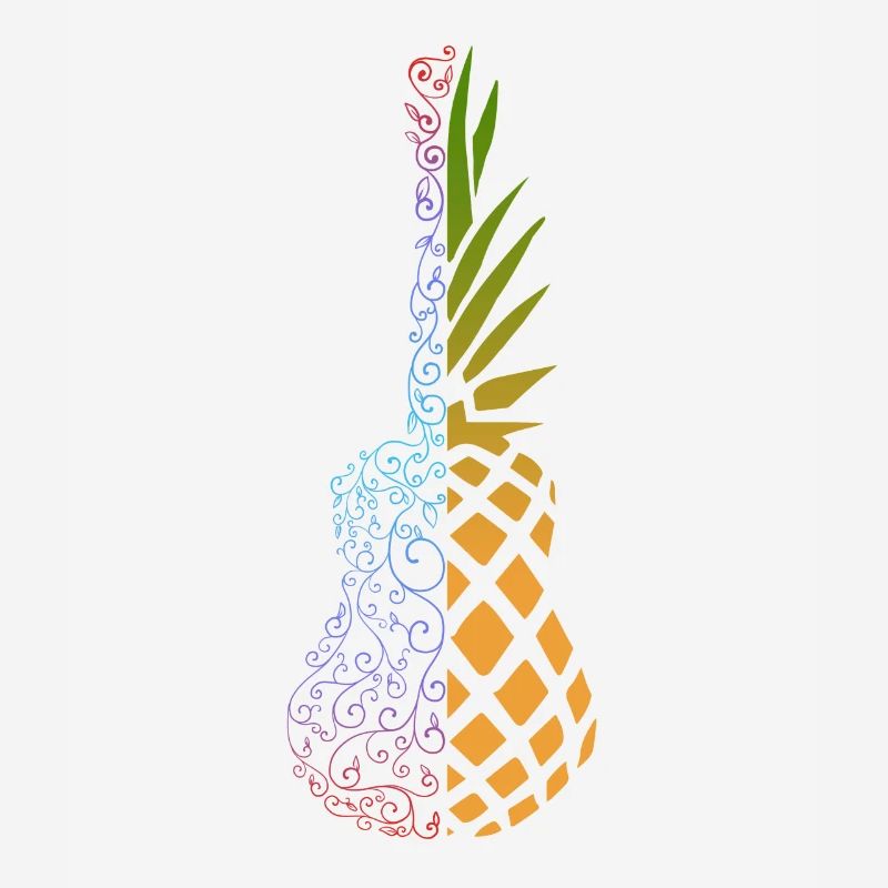 Colorful Pineapple Ukulele