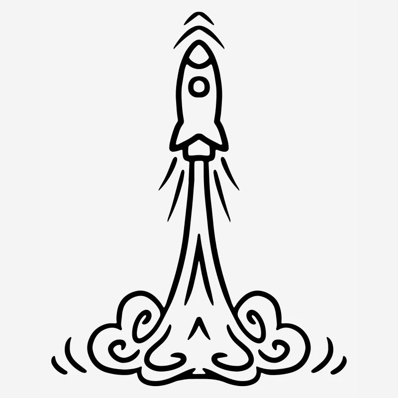 Rocket launch lancement de fusée - Idée de cadeau de fusée