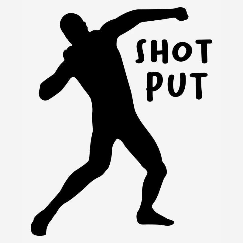 Cadeau de conception de lancer du poids