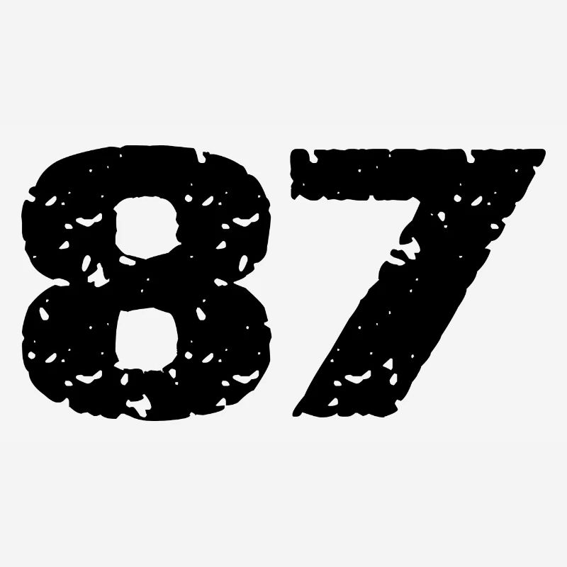 87 Maillot numéro