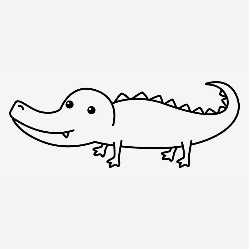 Alligator Comic Tier