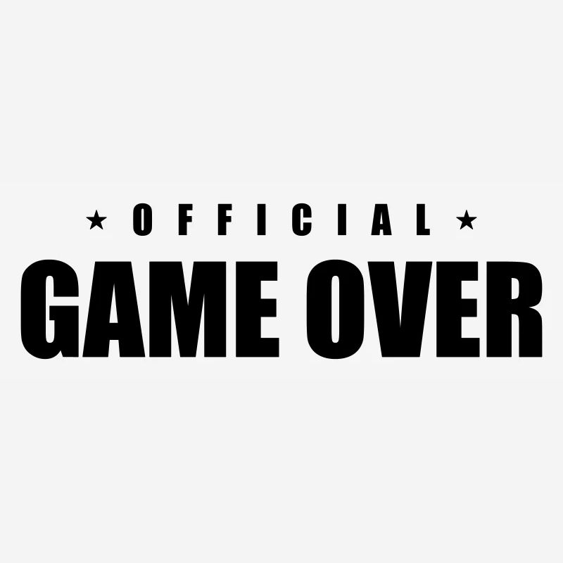 Game Over Slogan