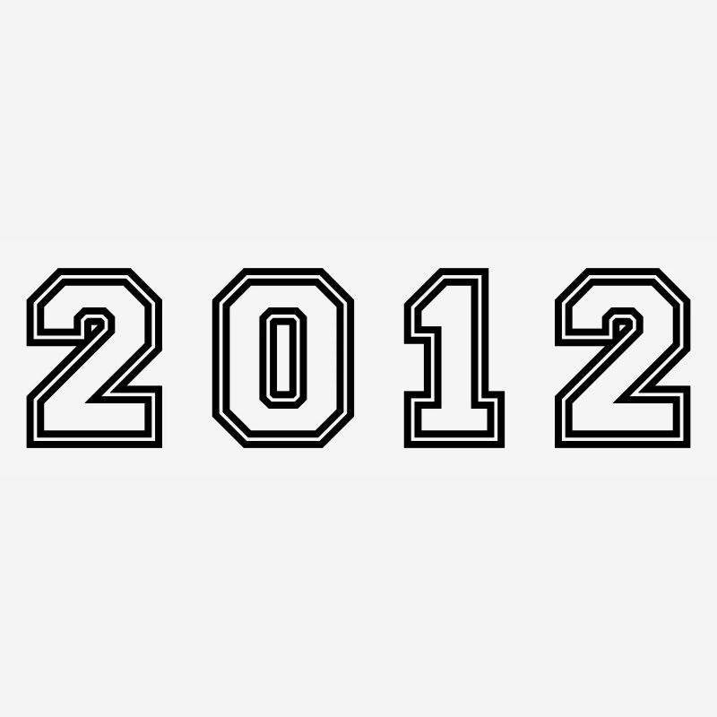 2012 Year Number