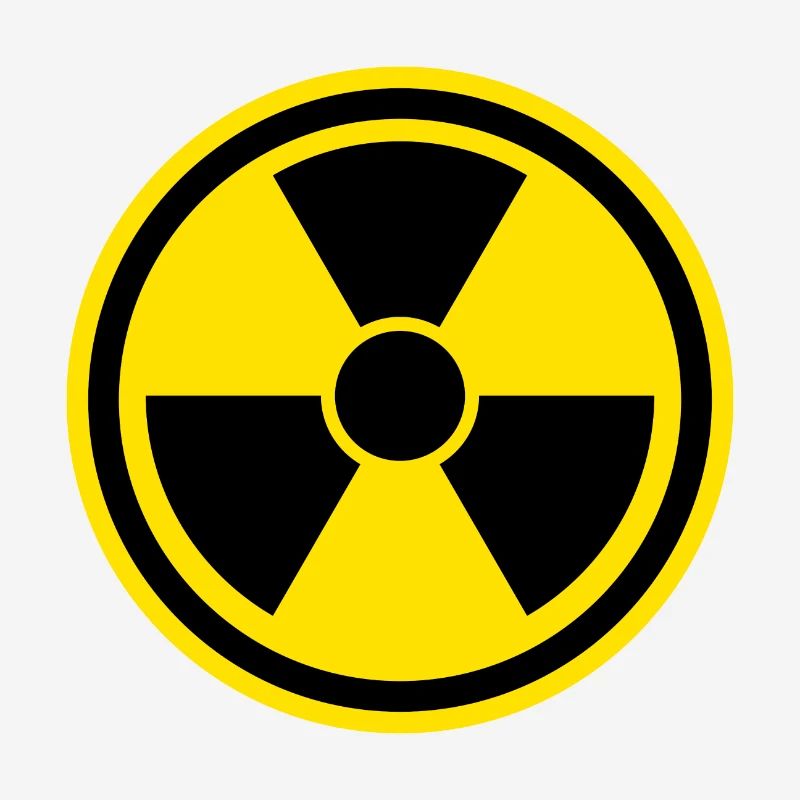 Panneau d'avertissement Nucléaire