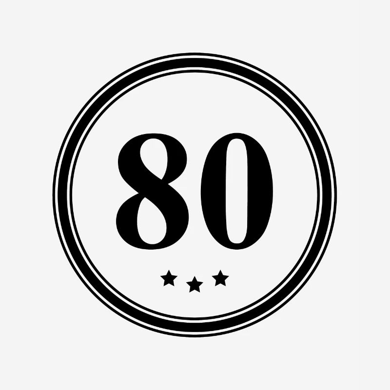 80 number jersey