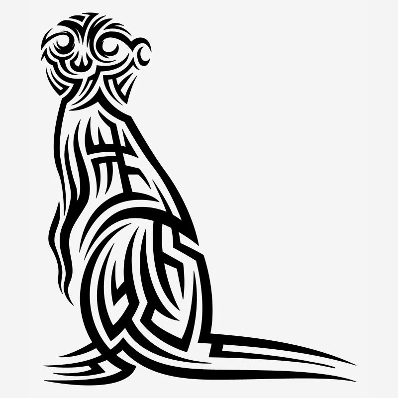 Meerkat Tribal Tattoo
