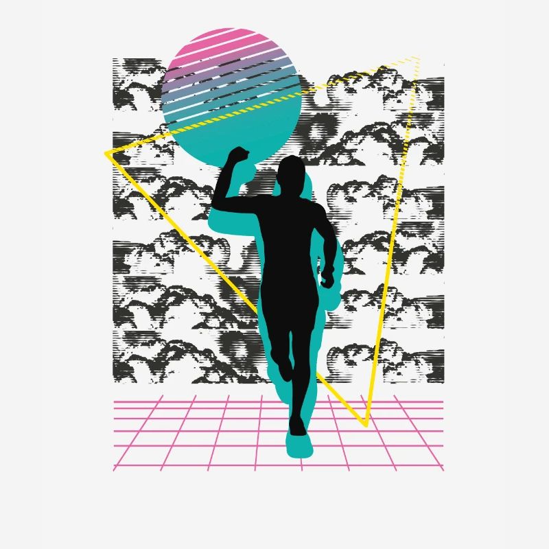 Vaporwave Synthwave Marathon, Trail Running