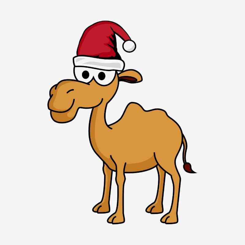 Kamel Comic Weihnachten
