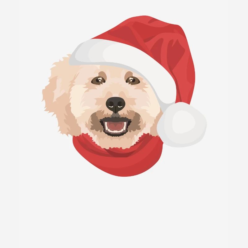 Caniche Joyeux Noël