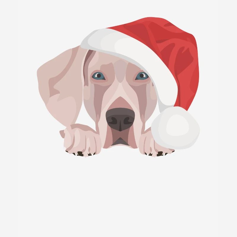 Joyeux Noël Weimaraner