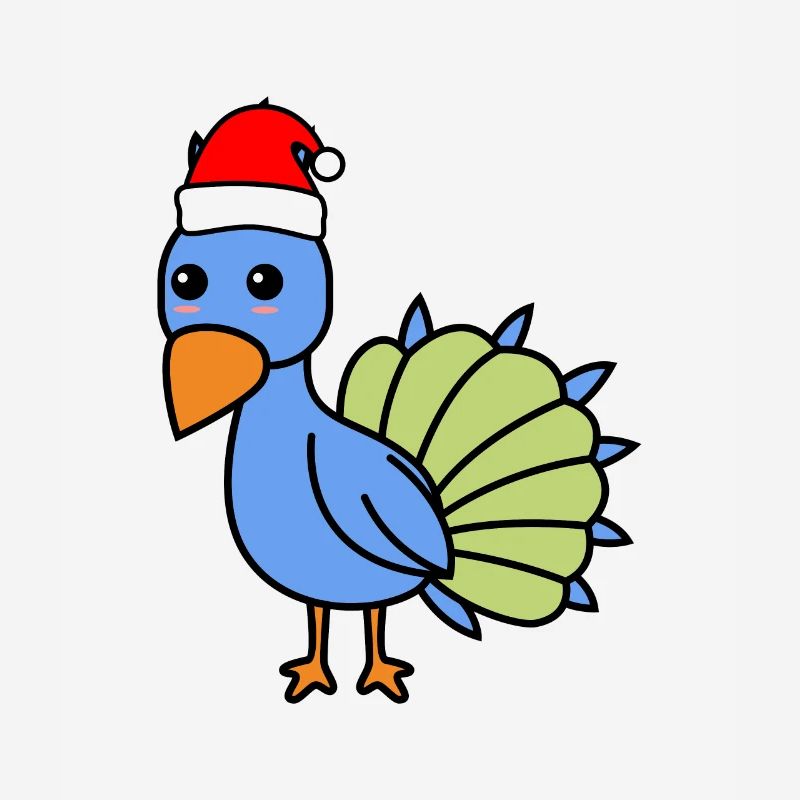 Peacock Comic Noël Noël