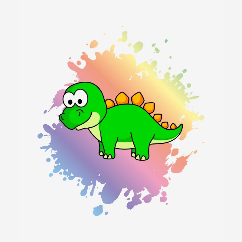 Dinosaur stegosaurus Comic