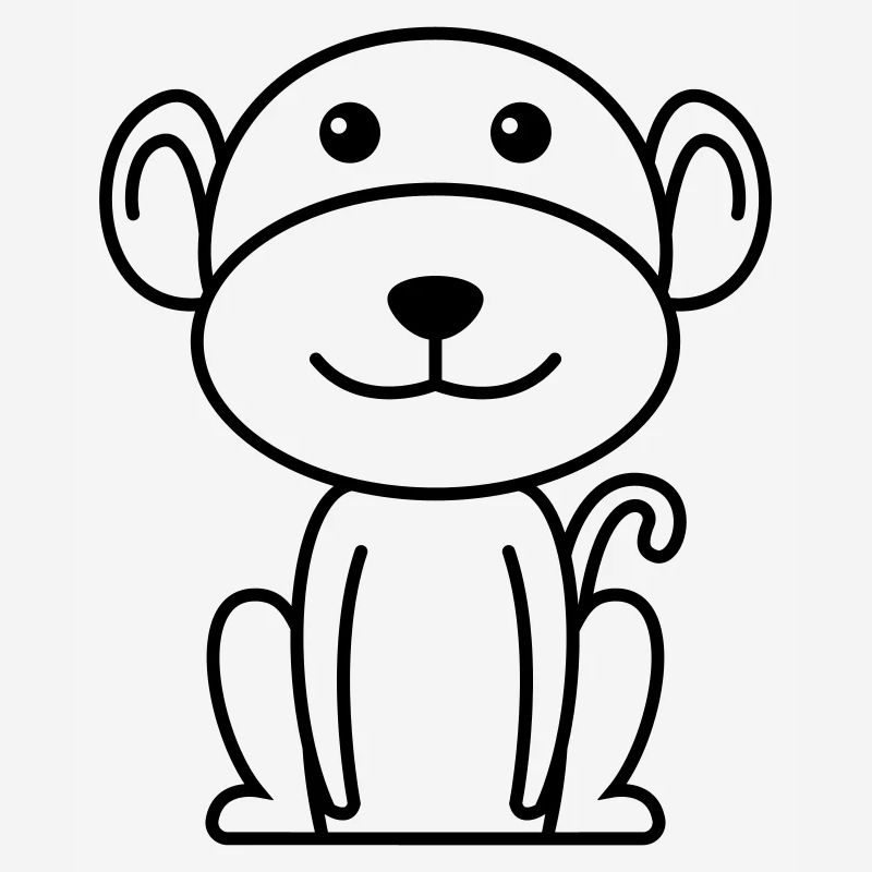 Singe animal comique