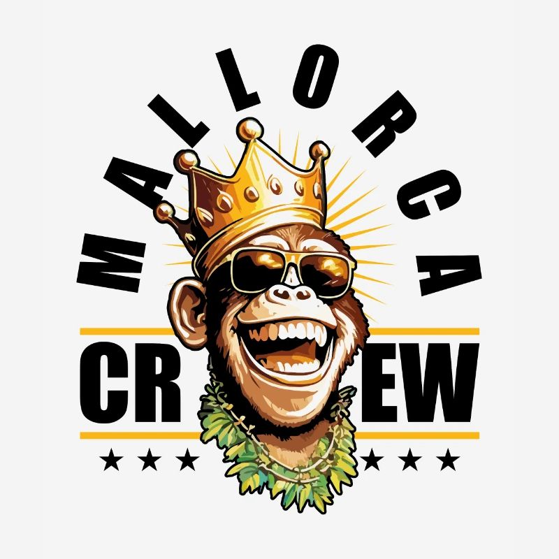 Mallorca Crew King Monkey Party Dicton
