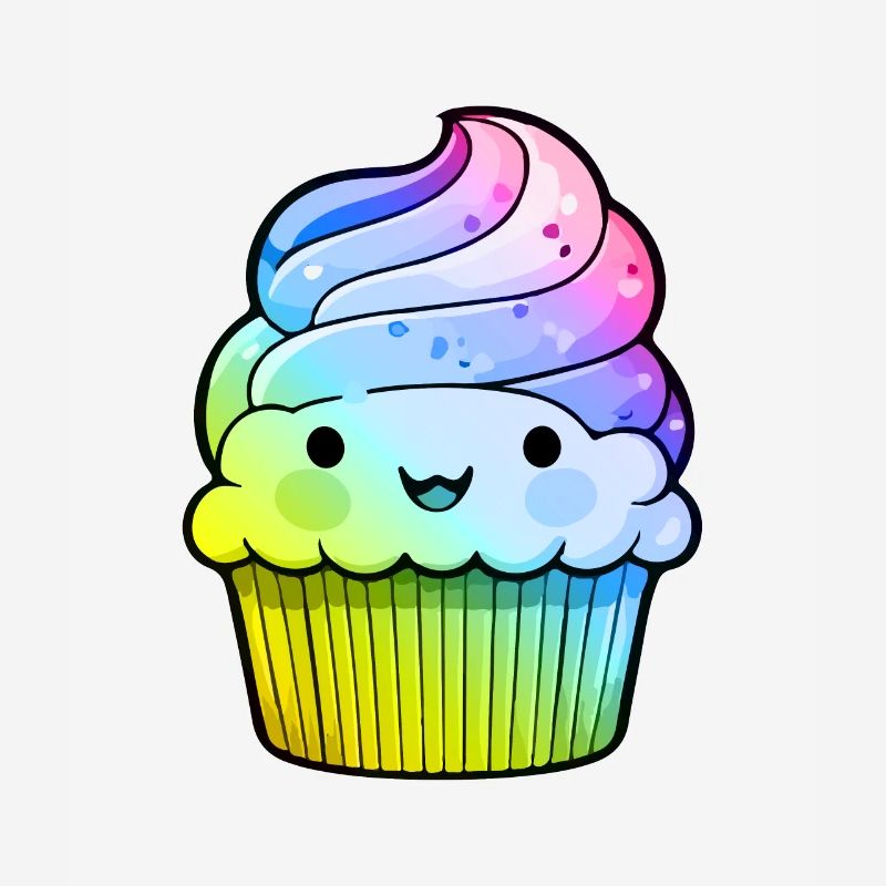Cupkake Comic Coloré