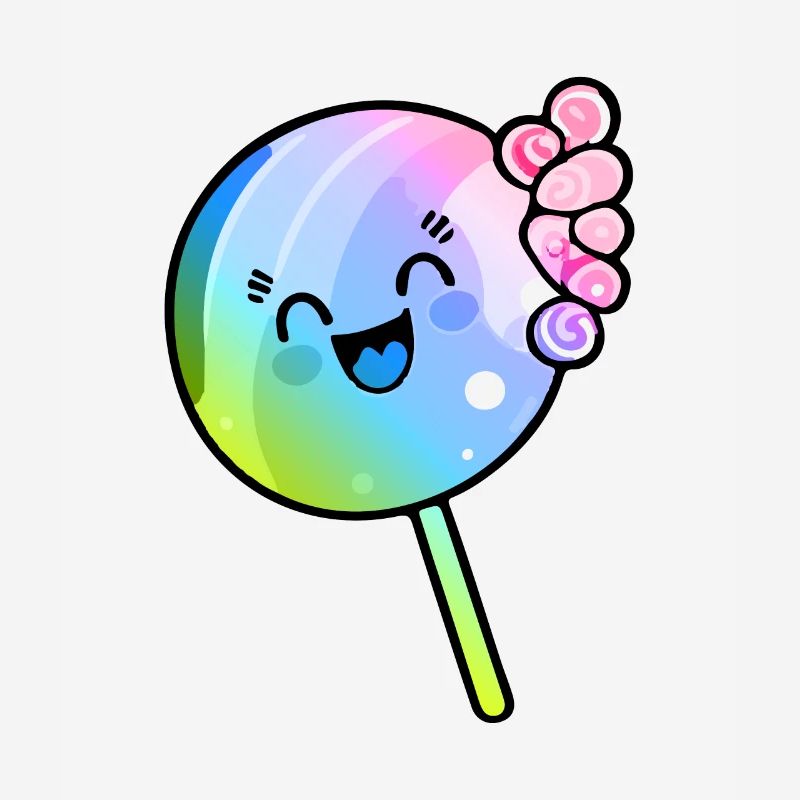 Lollipop Comic Coloré