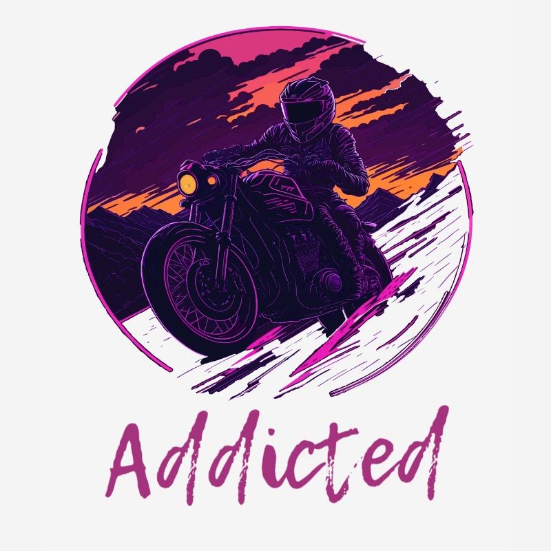 Synthwave Moto Accro