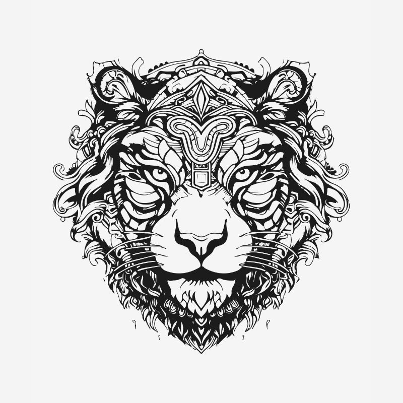 Tigre Mandala Boho