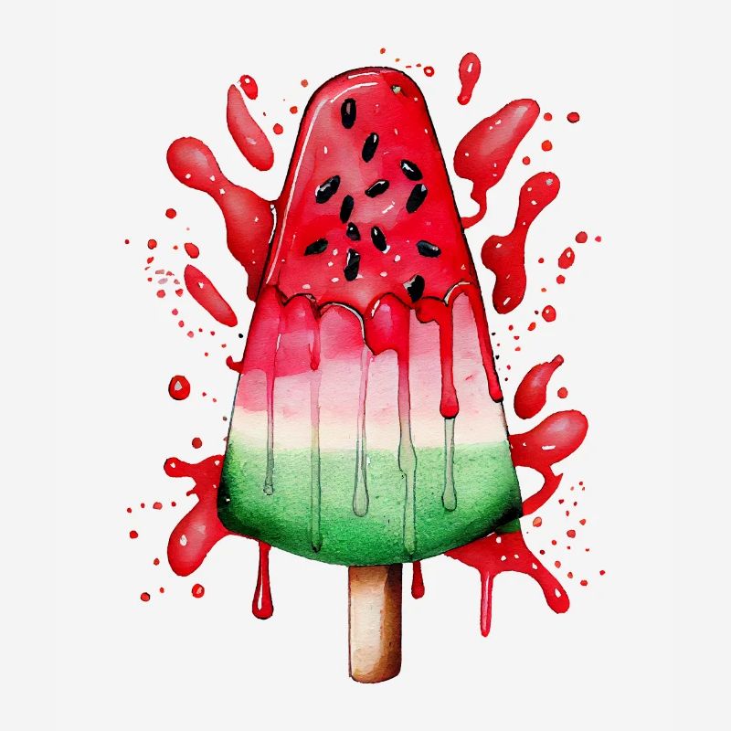 Pastèque Glace Crème glacée à la pastèque