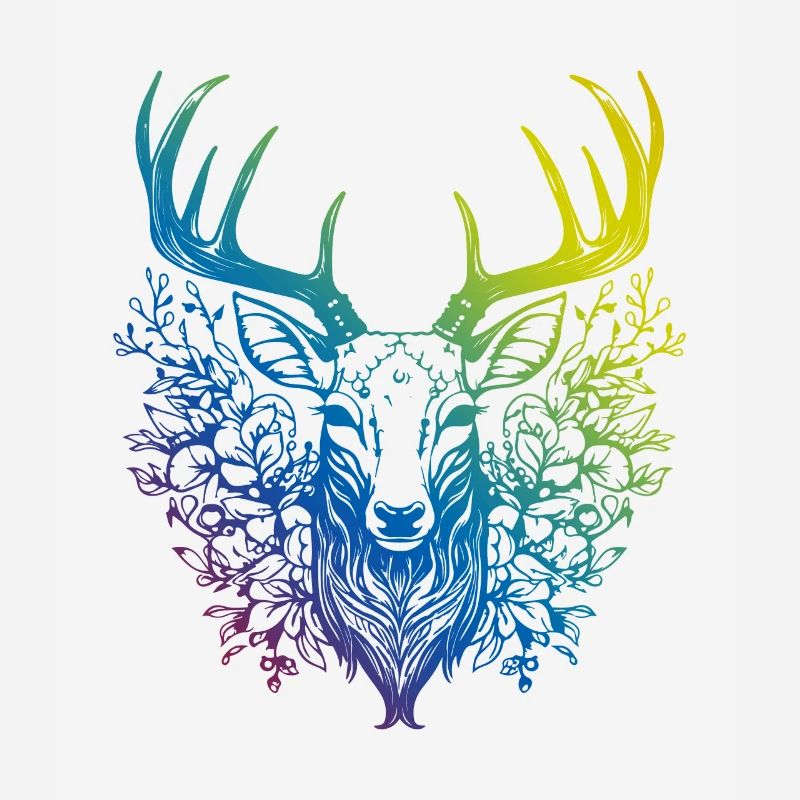 Cerf Mandala Boho