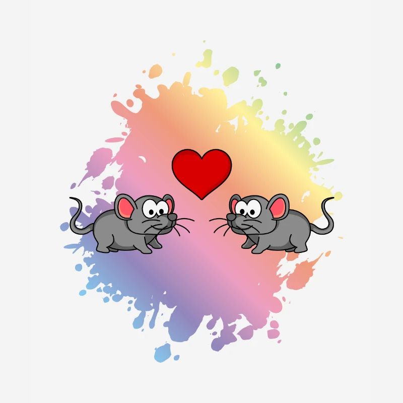 Maus Comic Paar Liebe