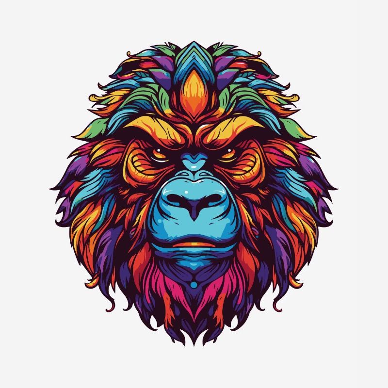 Portrait de gorille