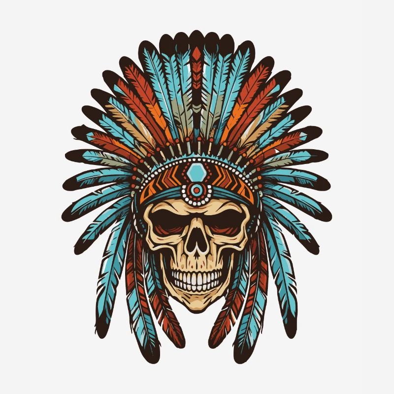 Apache Indian Skull