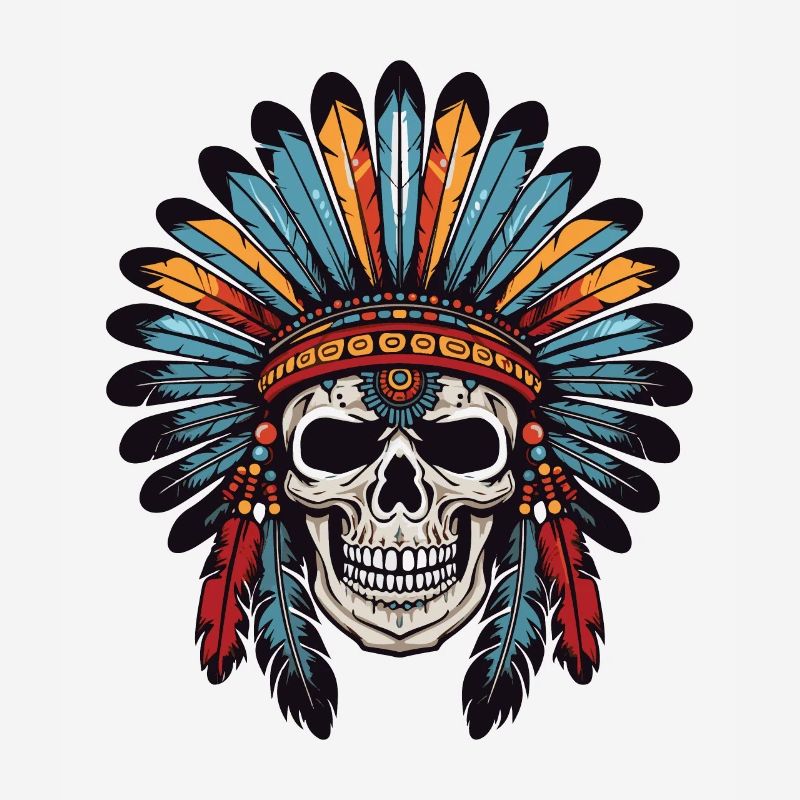 Apache Indian Skull
