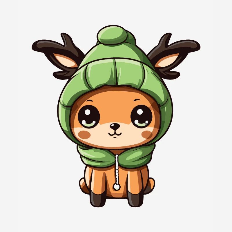 Deer Cute Winter