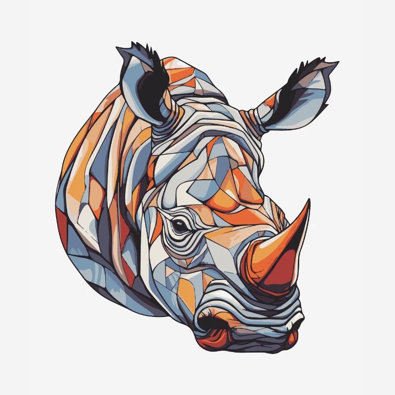 Tête de rhinocéros