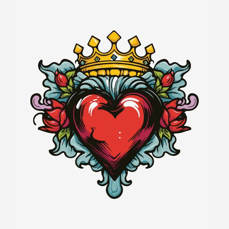 Herz Krone Liebe