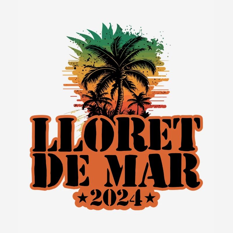 Lloret De Mar 2024 Team Palm Trees Multicolore
