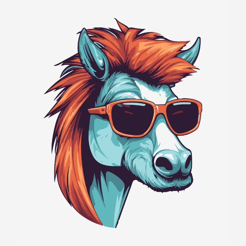 Portrait De Tête De Cheval Cool