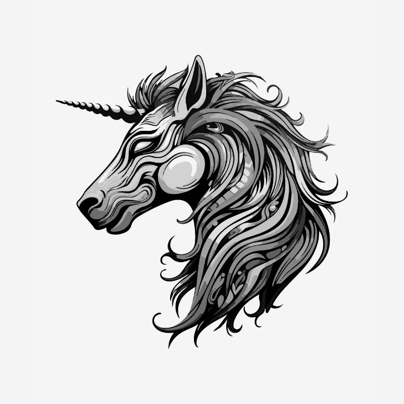 Einhorn Tier Kopf