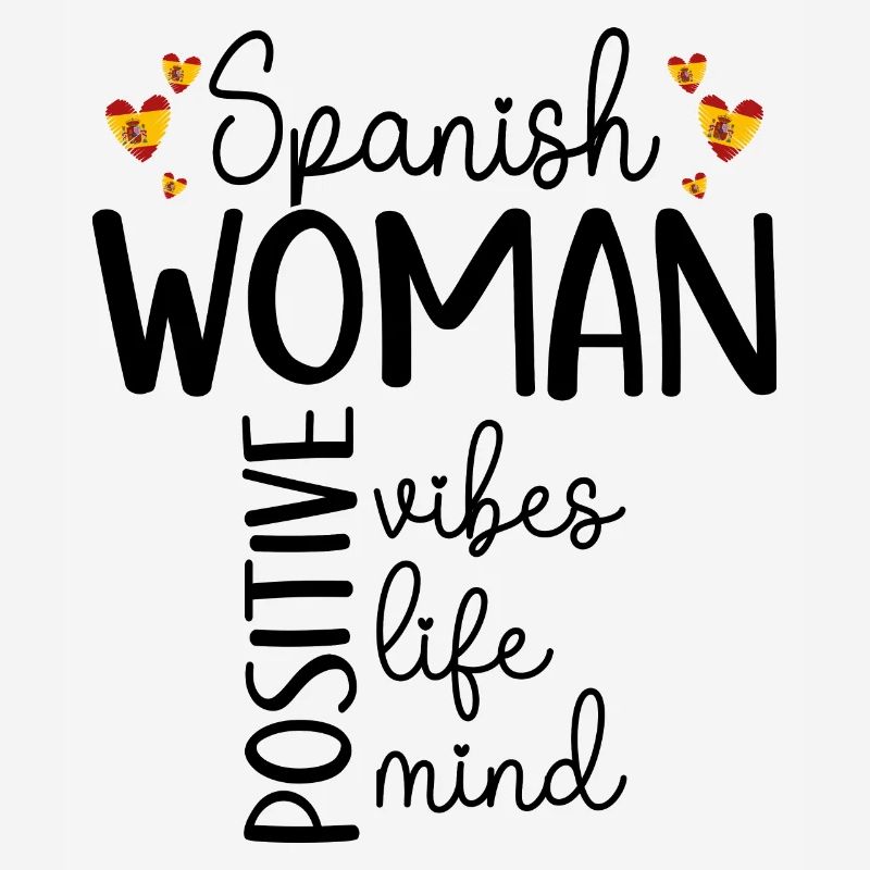 Positives Mädchen Spanierin