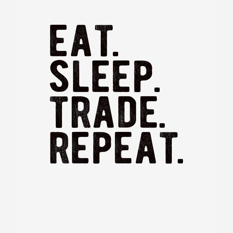 COMMERÇANT DU MARCHÉ DES ACTIONS: manger, dormir, échanger, répéter