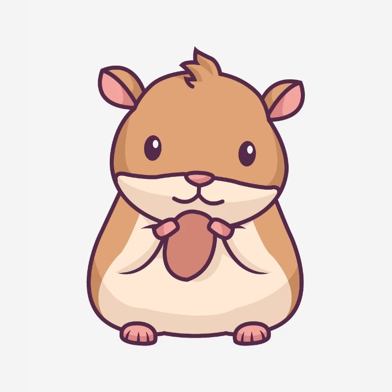 Hamster With a Nut