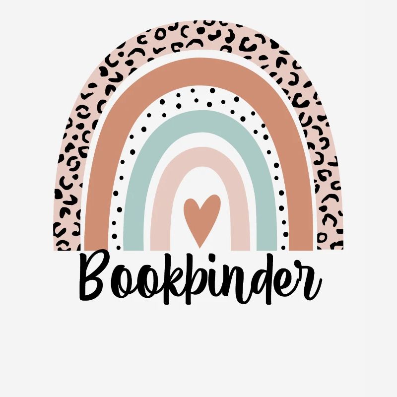 Buchbinder Regenbogen Leopard Lustige Buchbinder Geschenk
