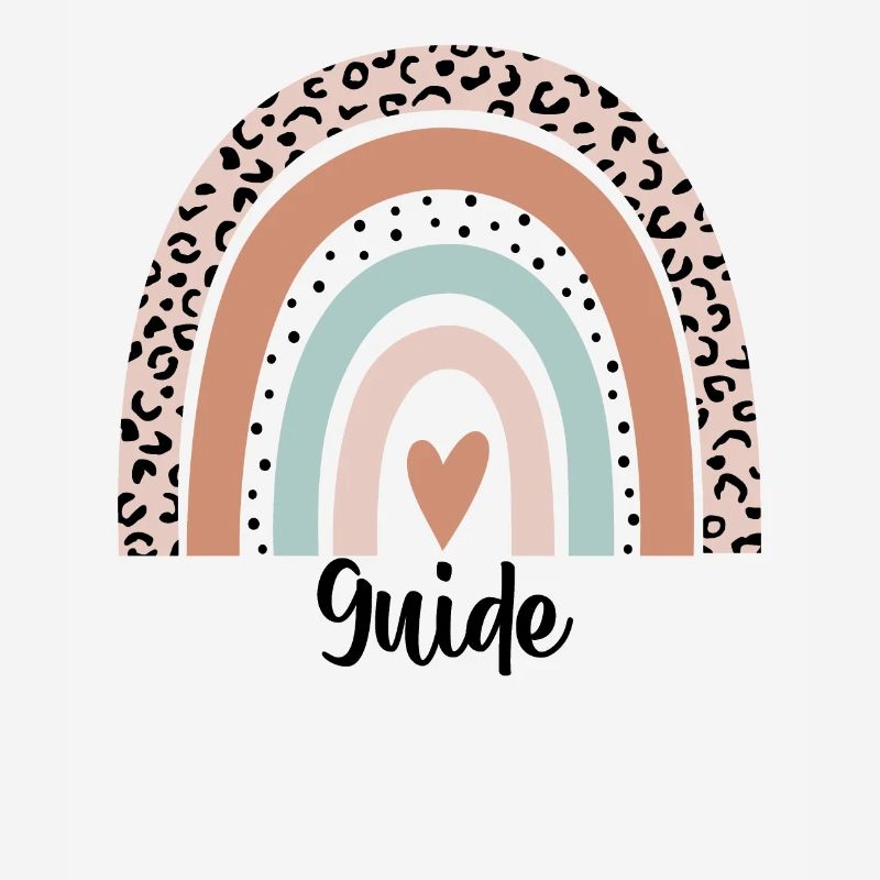 Guide Rainbow Leopard Drôle Guide Cadeau